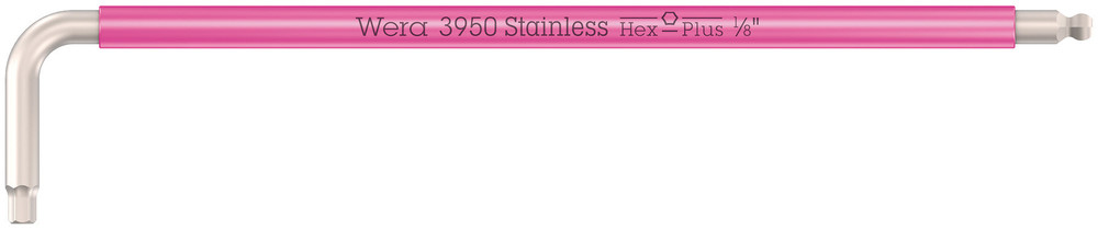 Clés mâles coudées,syst. impérial,acier inoxydable 3950 SPKL Multicolour Hex-Plus 1/8