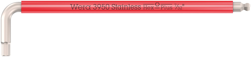 Clés mâles coudées,syst. impérial,acier inoxydable 3950 SPKL Multicolour Hex-Plus 7/32