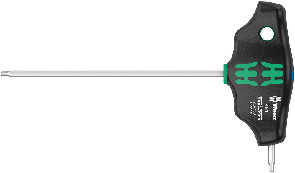 Tournevis hexagonal en T Hex-Plus 454 Hex-Plus 2 x 100 mm WERA - 05023330001
