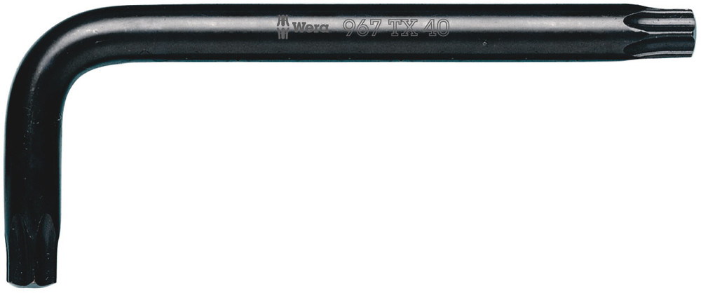 Clés mâles coudées TORX®, BlackLaser 967 TORX 10 WERA - 05024005001