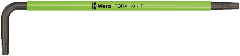  Multicolour Clés mâles coudées avec fonction de retenue 967 SL TORX HF 10 WERA - 05024172001