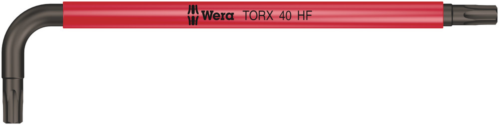  Multicolour Clés mâles coudées avec fonction de retenue 967 SL TORX HF 40 WERA - 05024178001