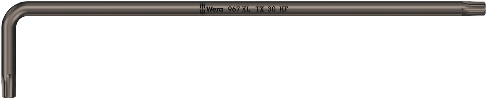 Clés mâles coudées avec fonction de retenue, version longue 967 XL HF TORX 30 WERA - 05024458001
