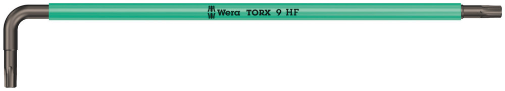 Clés mâles coudées avec fonction de retenue, version longue 967 SXL HF TORX 9 WERA - 05024472001