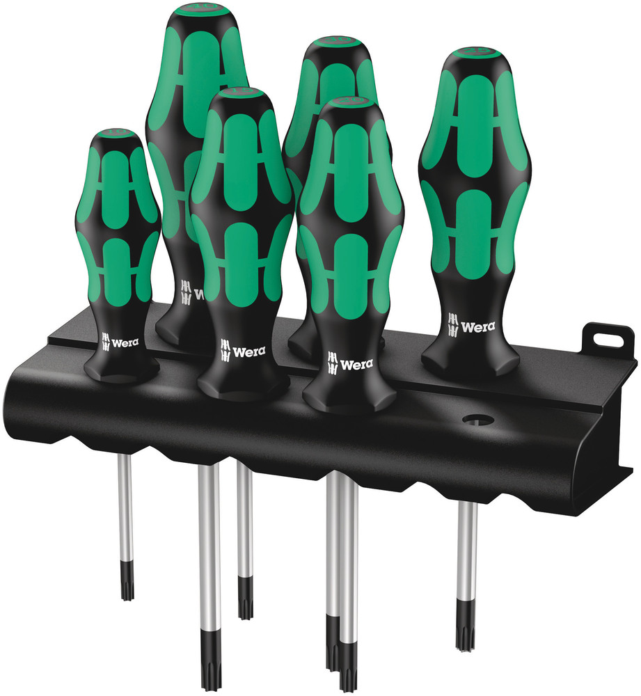 TORX® Jeu de tournevis Kraftform Plus + Rack 367/6 TORX WERA - 05028062001
