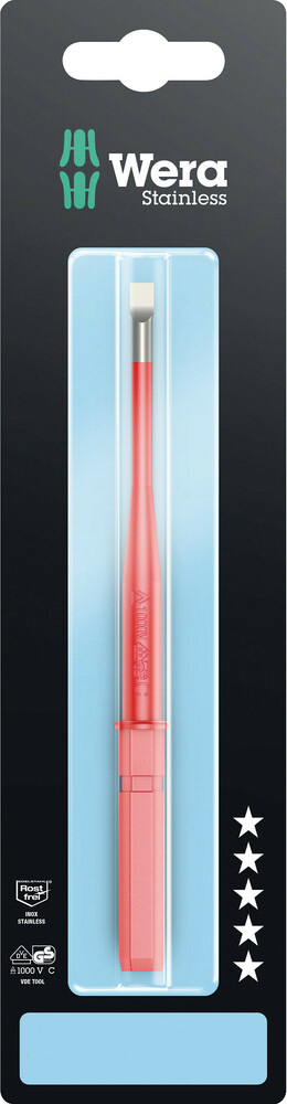 Lame interchangeable avec lame à diamètre réduit Kraftform Kompakt VDE 3060 iS 1,0 x 5,5 x 154mm SB Wera - 05033608001