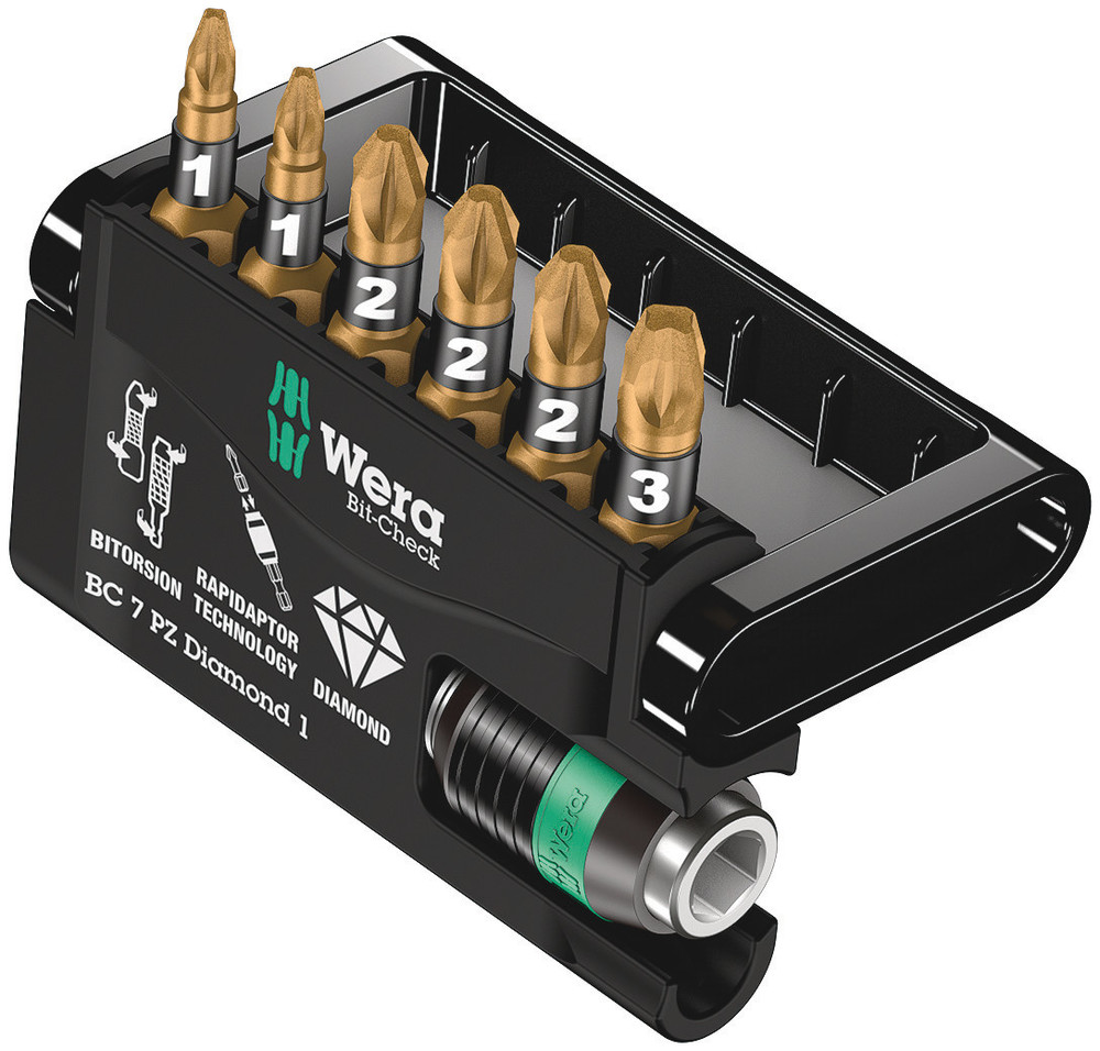 Bit-Check 7 PZ Diamond 1 Bit-Check 7 PZ Diamond 1 WERA - 05057412001