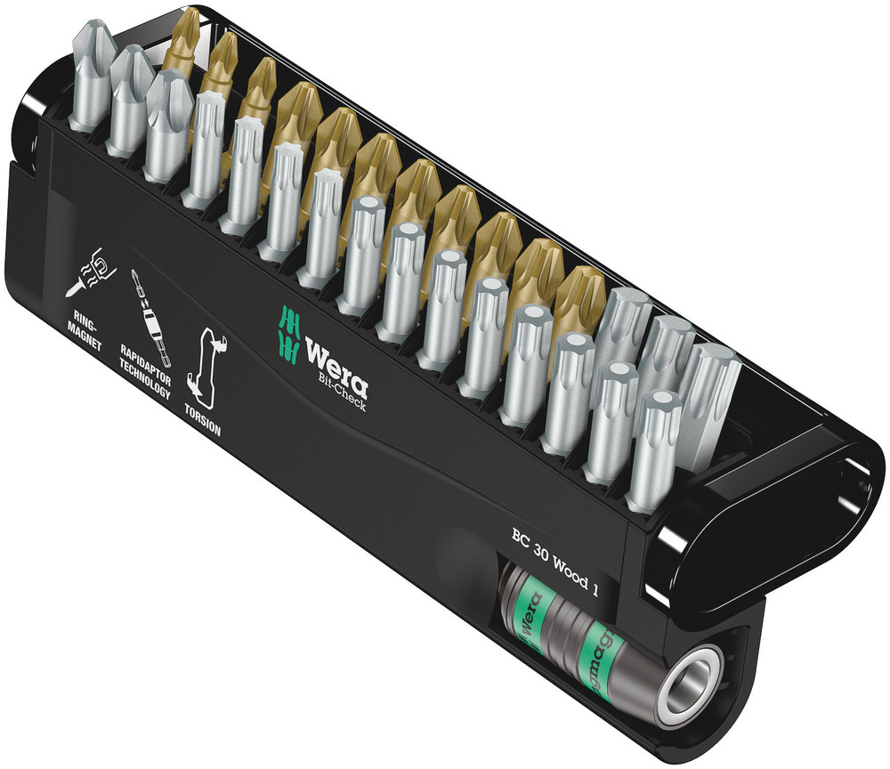 Bit-Check 30 Wood 1 Bit-Check 30 Wood 1 WERA - 05057433001
