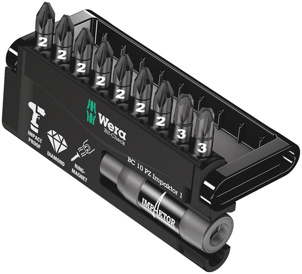 Bit-Check 10 PZ Impaktor 1 Bit-Check 10 PZ Impaktor 1 WERA - 05057684001