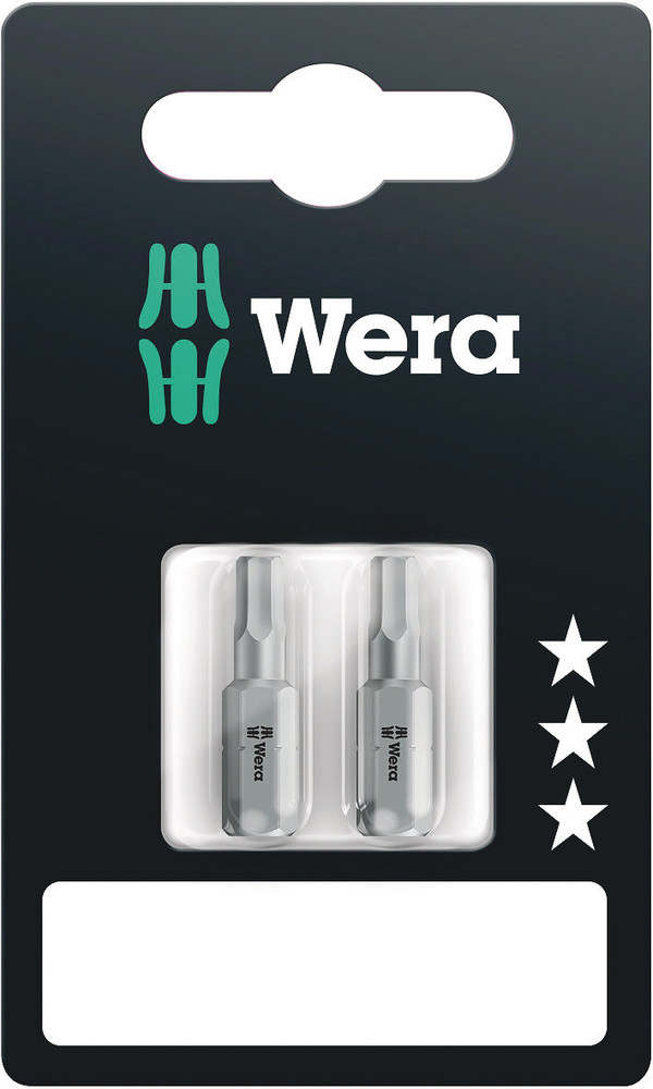 Embout standard extra rigide à 6 pans creux 840/1 Z Hex-Plus 4,0 x 25 mm SB Wera - 05073053001