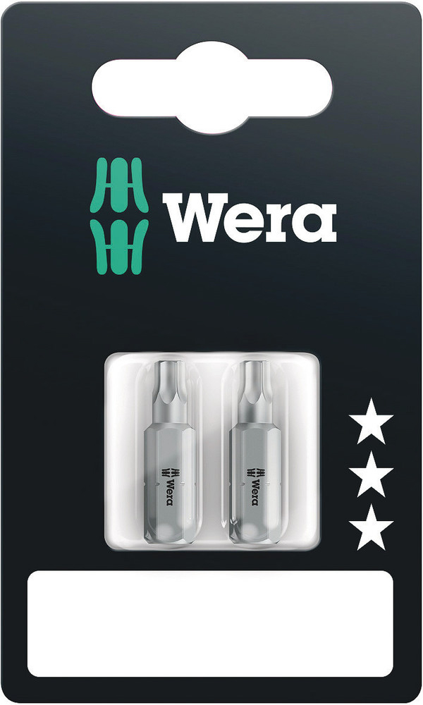 Emb.stand. extra rigide avec orifice 867/1 Z BO TORX 25 x 25 mm SB Wera - 05073065001