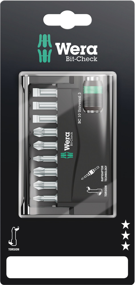 Bit-Check 10 Universal 3 SB Bit-Check 10 Universal 3 SB WERA - 05073410001