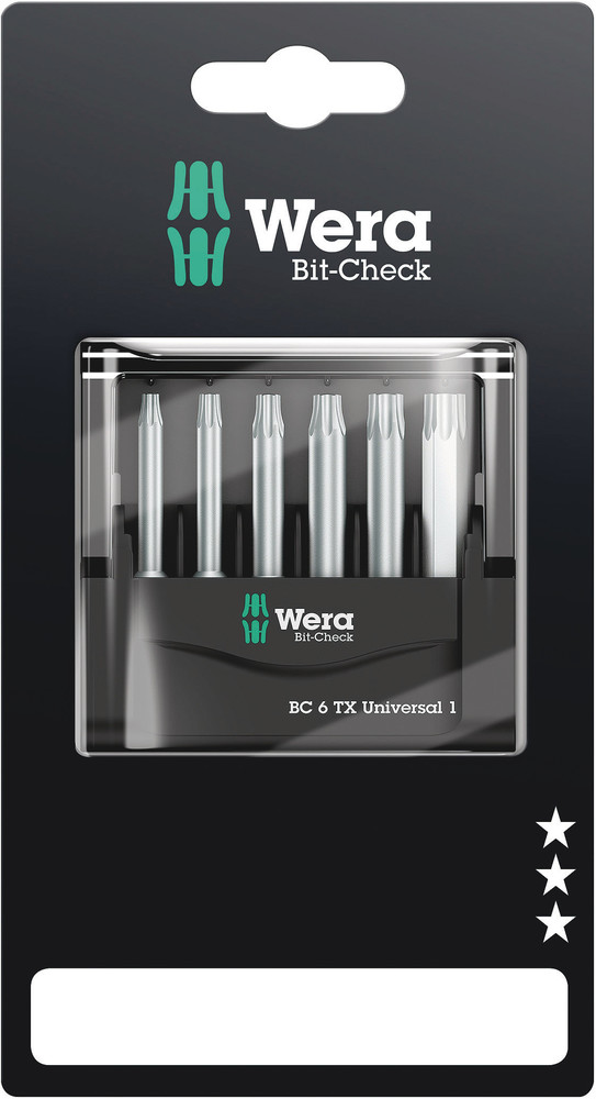 Bit-Check 6 TX Universal 1 SB Bit-Check 6 TORX Universal 1 SB WERA - 05073637001