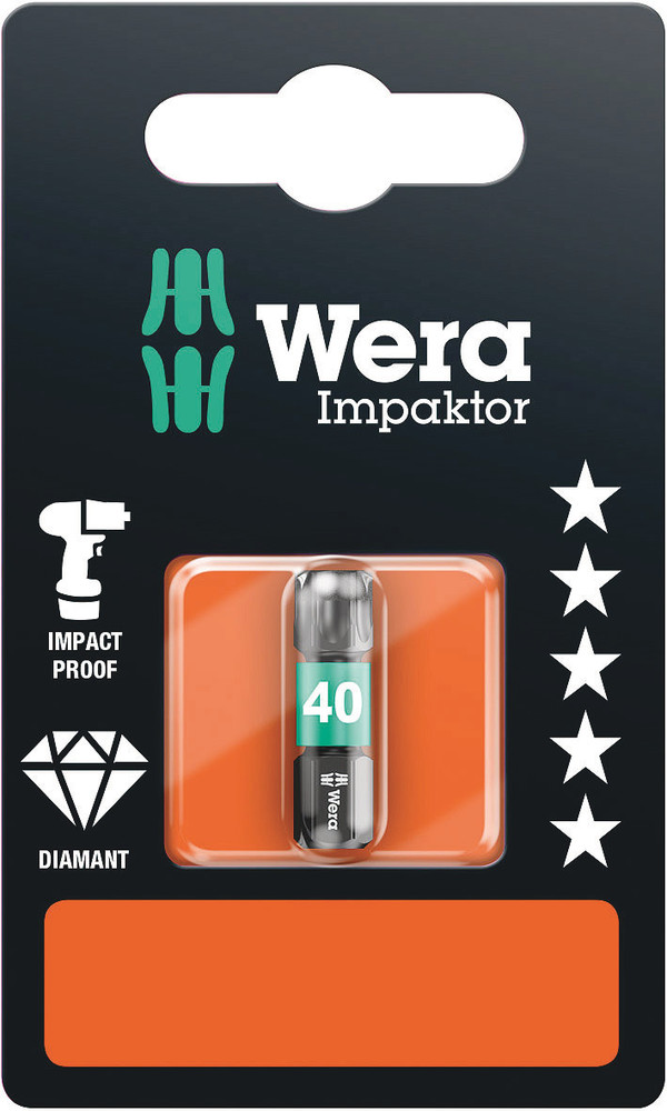 Embouts IMP DC SB Impaktor 867/1 IMP DC TORX 40 x 25 mm SB WERA - 05073927001
