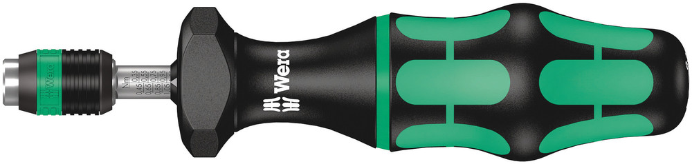 Tournevis dynamométrique réglable (0,1-3,0 Nm) avec mandrin à serrage rapide Rapidaptor 7440 0,3 - 1,2 Nm WERA - 05074700001