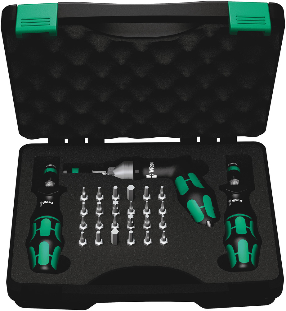 Jeu de tournevis dynamométriques Kraftform 0,3-6,0 Nm 7440/41/42 WERA - 05074739001