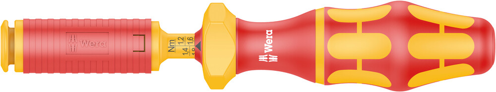 Série 7400 VDE Kraftform Manche dynamométrique réglable (0,3-3,5 Nm) 7441 VDE SB WERA - 05074750001