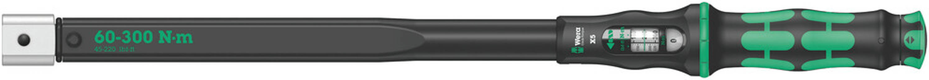 Clé dynamométrique à outil interchangeable Click-Torque X 5, 60-300 Nm Click-Torque X 5 WERA - 05075655001