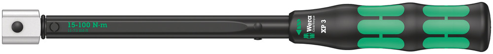 Clé dynamométrique à outil interchangeable à couple préréglé Click-Torque XP 3, 15-100 Nm, 15 Nm Click-Torque XP 3 15 Nm WERA - 05075672001