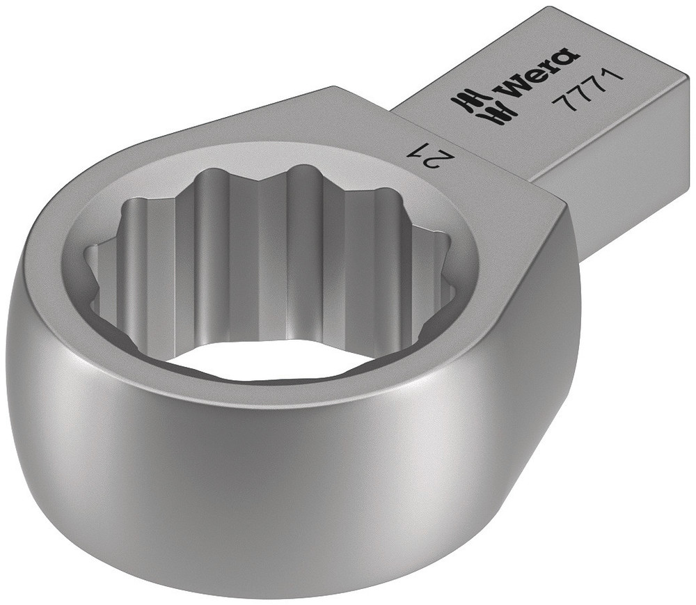 Clé à œil interchangeable, 9x12 mm 7771 9x12mm Ring 21mm WERA - 05078633001