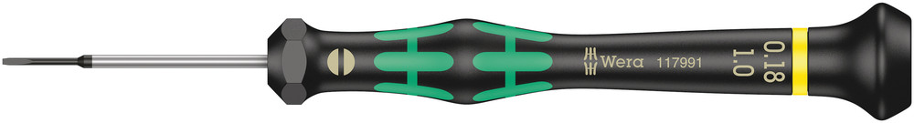 Tournevis électronicien pour vis à fente 2035 0,18 x 1,0 x 40 mm WERA - 05117991001