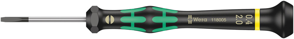 Tournevis électronicien pour vis à fente 2035 0,40 x 2,0 x 40 mm WERA - 05118005001