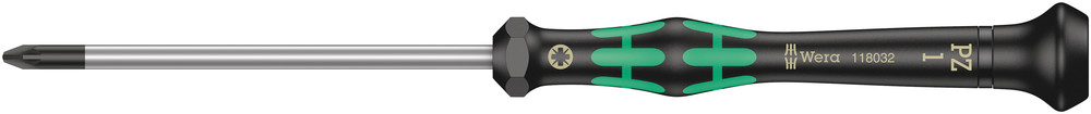 Tournevis électronicien pour vis cruciformes PZ 2055 PZ 1 x 80 mm WERA - 05118032001