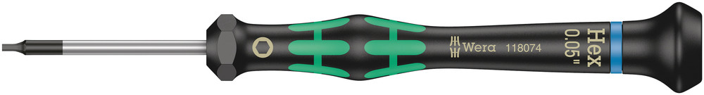 Tournevis électronicien pour vis six pans creux 2054 Hex-Plus 3,0 x 60 mm WERA - 05118072001