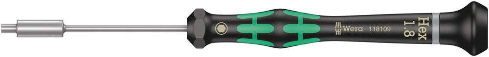 Tournevis électronicien à douille 2069 1,8 x 60 mm WERA - 05118109001