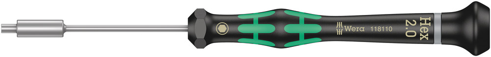 Tournevis électronicien à douille 2069 2,0 x 60 mm WERA - 05118110001