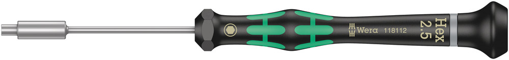 Tournevis électronicien à douille 2069 2,5 x 60 mm WERA - 05118112001