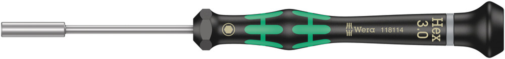 Tournevis électronicien à douille 2069 3,0 x 60 mm WERA - 05118114001