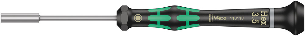 Tournevis électronicien à douille 2069 3,5 x 60 mm WERA - 05118118001