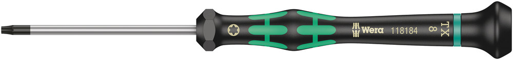 Tournevis électronicien TORX® HF avec fonction de retenue 2067 TORX HF 8 x 60 mm WERA - 05118184001
