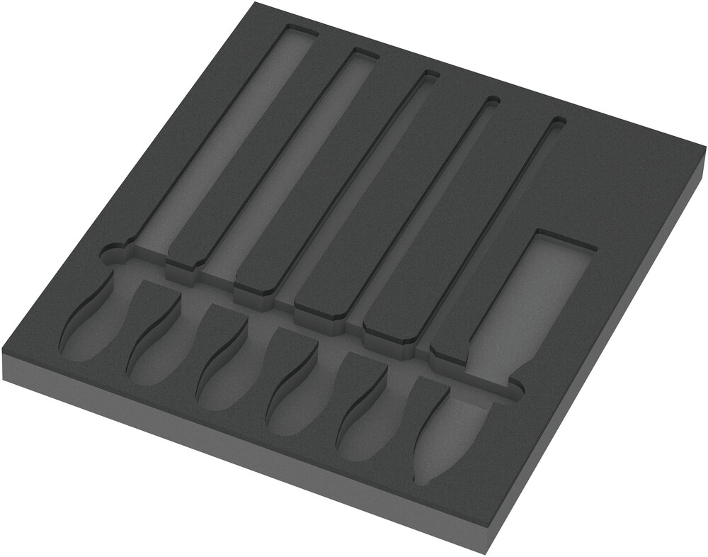 Pièce de rechange, sans outils 9883 Insert en mousse pour jeu de limes PFERD 1 Wera - 05137383001