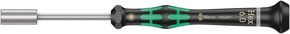 Tournevis électronicien à douille 2069 SW 6,0 x 60 mm WERA - 05345281001