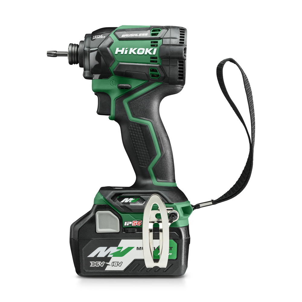 Visseuse à choc sans fil 36V - BRUSHLESS - 215 Nm - 2x MV-A [36V 2,5Ah / 18V 5,0Ah] en HSC II - HIKOKI - WH36DCWRZ