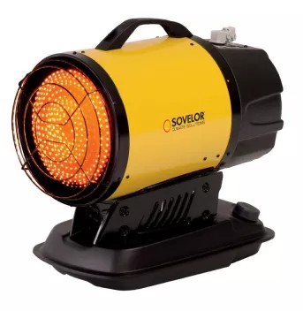 Chauffage radiant portable au fuel à combustion directe 17 kW Ex MINISUN SOVELOR - XL61