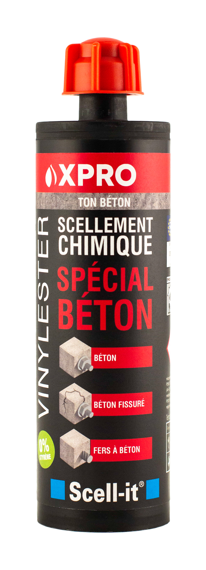 Scellement chimique 100% certifié - SCELL-IT - X-PRO160