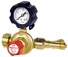 Détendeur propane variable de 2 à 4 bars avec manométre EXPRESS - 694