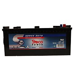 Batterie 12V 180Ah 1100A 512x223x220 mm heavy duty stecopower - 961