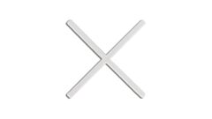 Croisillon 1.5 mm 300 unités RUBI - 2912