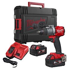 Perceuse visseuse 18V 85 Nm MILWAUKEE M18 BLDD2-502X BRUSHLESS AVEC BATTERIE 5,0Ah - 4933464515