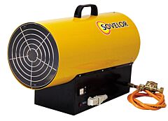 Chauffage gaz air pulsé SOVELOR mobile au gaz propane-BLP33M