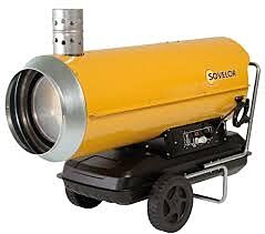 Chauffage SOVELOR air pulsé mobile au fuel combustion indirecte-HPV85