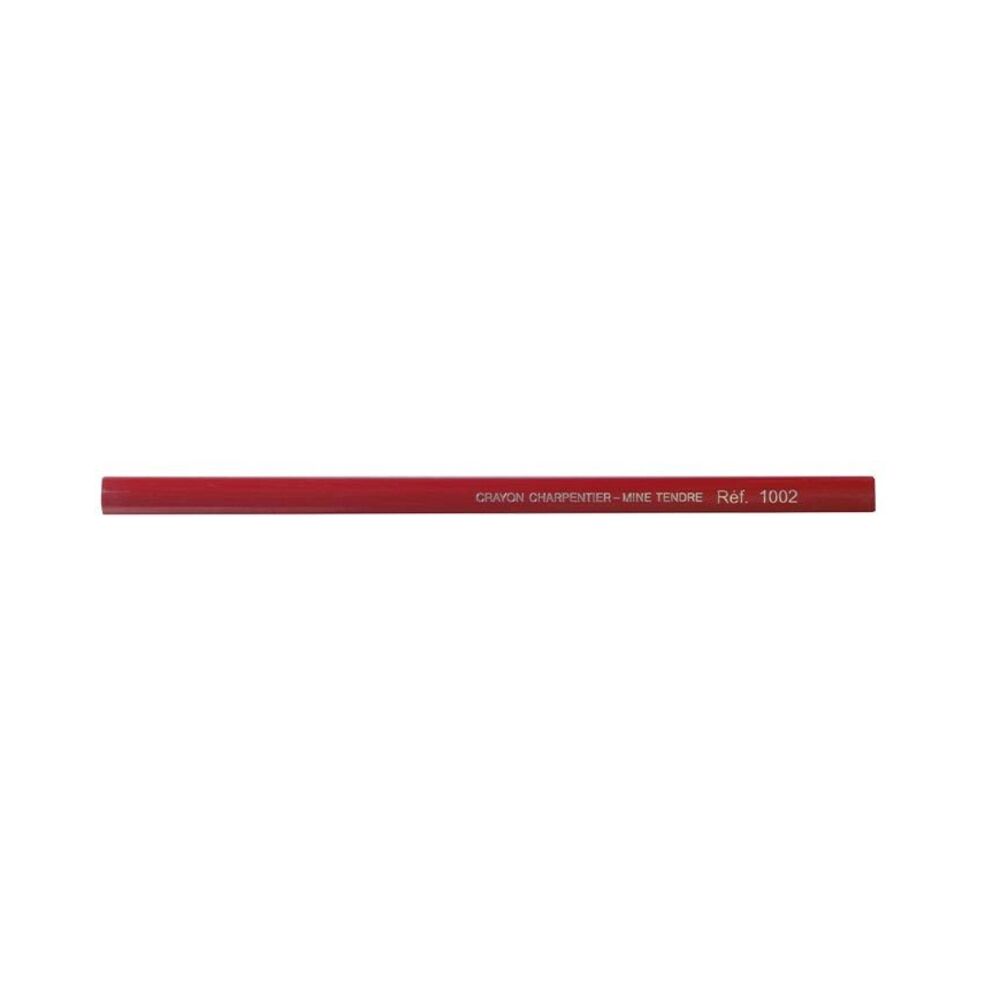 Lot De 2 Taille-Crayons Professionnels Pour Menuisiers Et Charpentiers - Rouge - Pointe Durable Et Précise