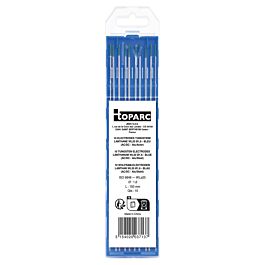 10 ÉLECTRODES TUNGSTENE LANTHANE WL20 Ø1,6 - BLEU - AC/DC - GYS - 037137