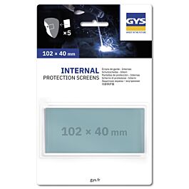 5 ÉCRANS INTERNES 102 x 40 - TECHNO 11 - GYS - 040830
