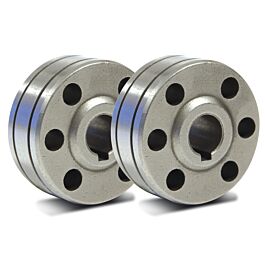LOT DE 2 GALETS TYPE B - FIL FOURRE ACIER Ø 0.9 - 1.0/1.2 - GYS - 042407