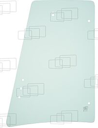 VITRE LAT ARRIERE DROITE COMPATIBLE JCB 827/80249 - UNIVERSEL - 053821F